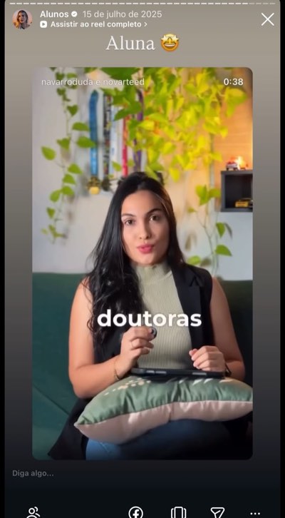 Depoimento de aluno