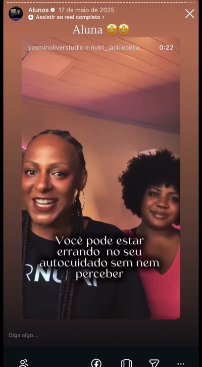 Depoimento de aluno