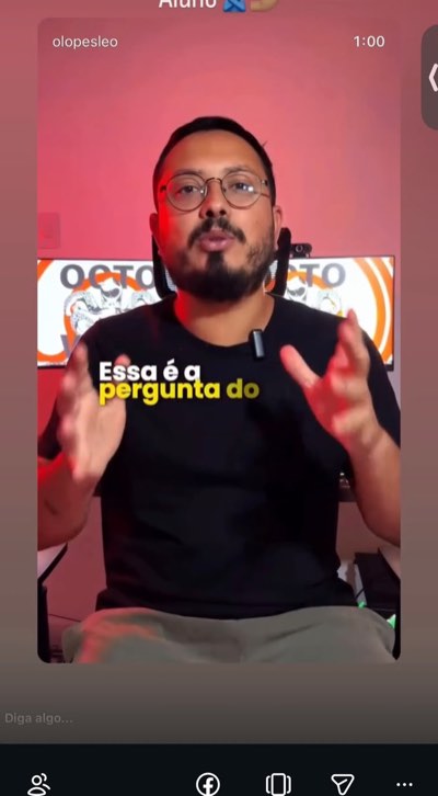 Depoimento de aluno
