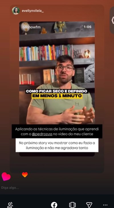 Depoimento de aluno